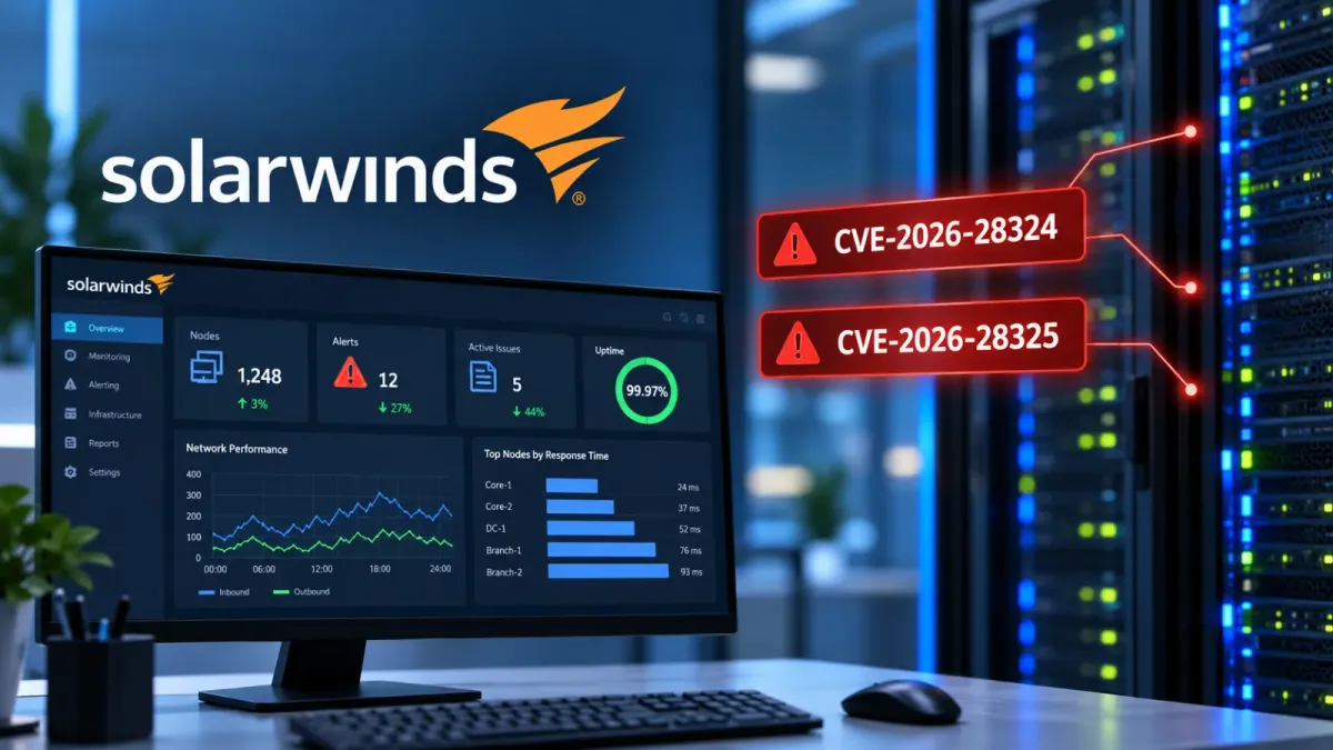 Критични уязвимости в SolarWinds позволяват на атакуващи да изпълняват отдалечено код върху Observability сървъри