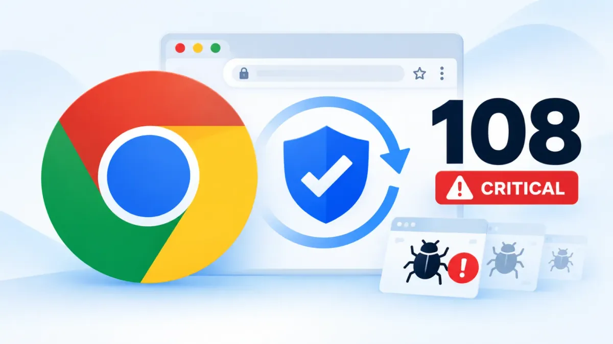 Chrome коригира 108 уязвимости, включително критични пропуски, позволяващи атаки за изпълнение на код