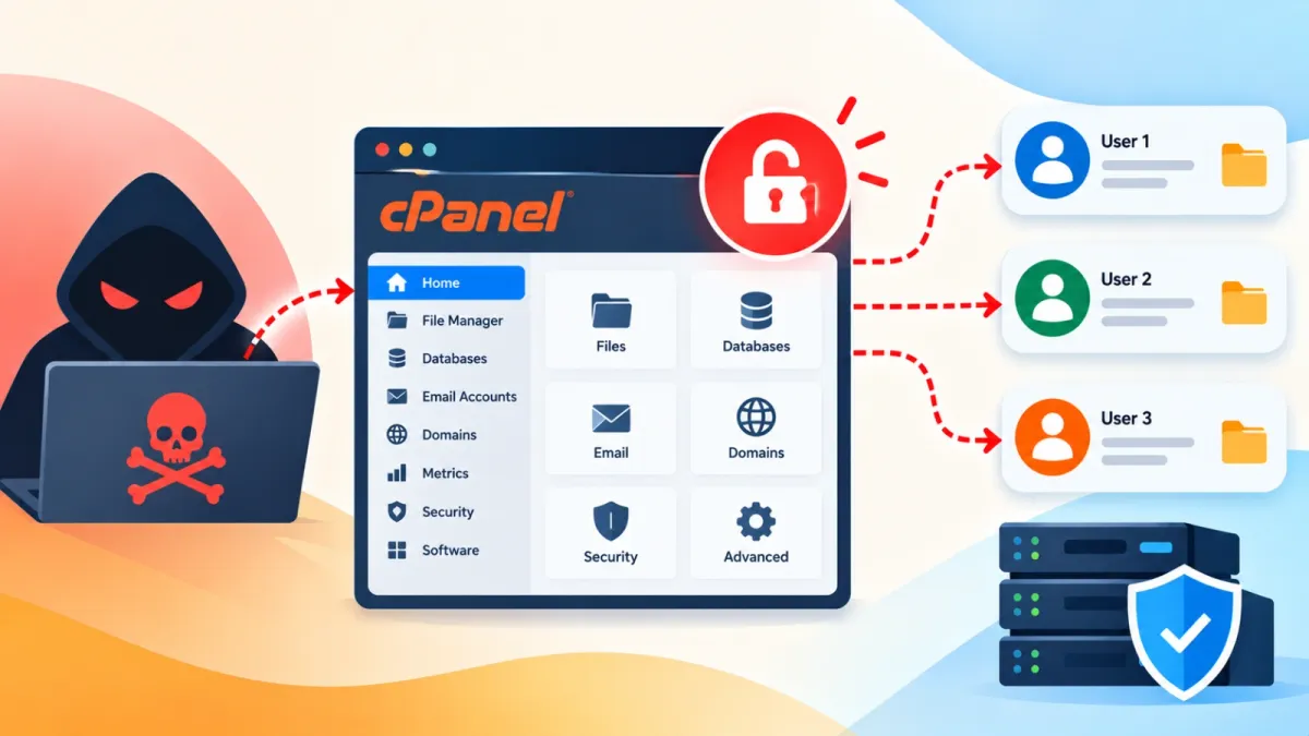 Нова уязвимост в cPanel позволява на атакуващи да достъпват профилите на други потребители