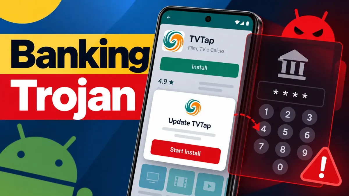 Нов банков троянец за Android използва генерирани с изкуствен интелект фишинг екрани, за да краде PIN кодове