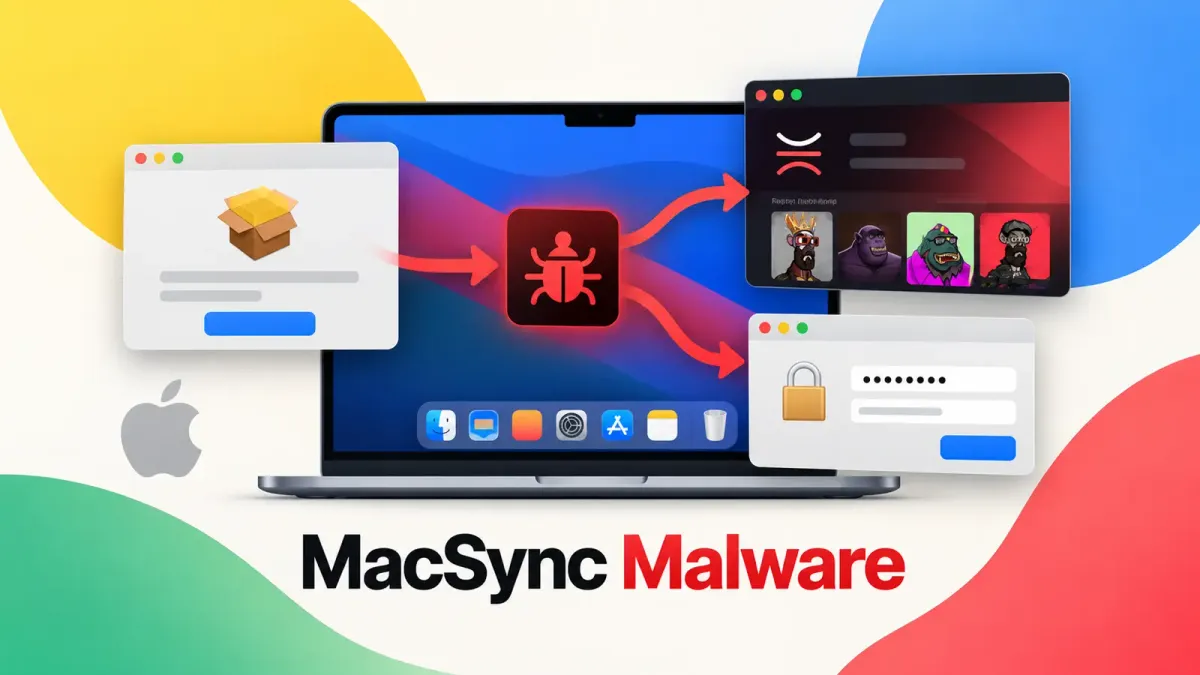 Нов зловреден софтуер MacSync превръща macOS приложения в инструменти за кражба на криптовалути и пароли