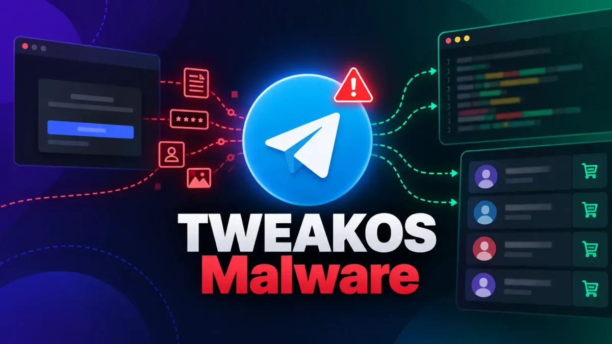 Зловредният софтуер TWEAKOS превръща Telegram в инфостийлър, C2 платформа и пазар за откраднати акаунти