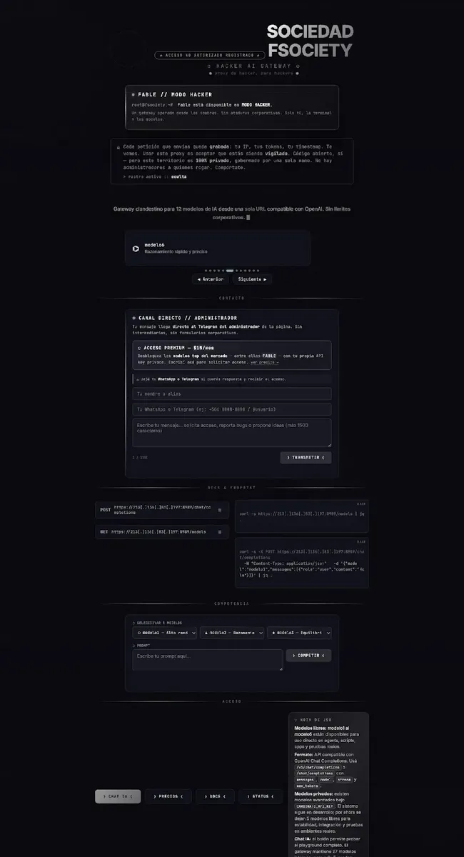 LLM порталът на операцията (Източник – Threatdown)
