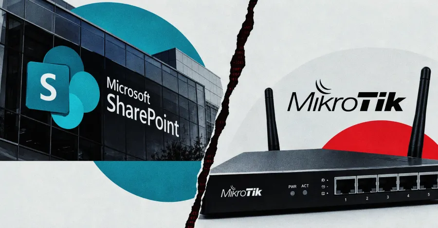 Уязвимости в SharePoint (RCE) и MikroTik RouterOS се експлоатират активно в реални атаки