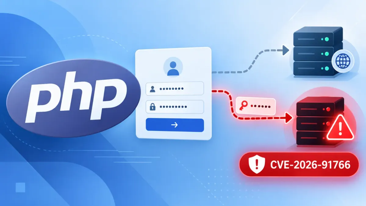 PHP отстрани грешка, която можеше да изпрати вашите данни за вход на грешен сървър