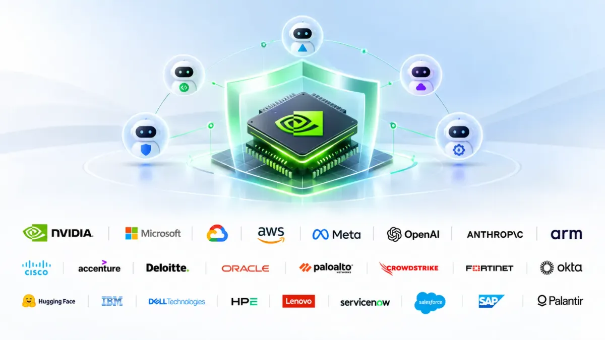 NVIDIA пуска платформа за безопасност на отворени агенти със 100 индустриални партньори за защита на автономни AI агенти