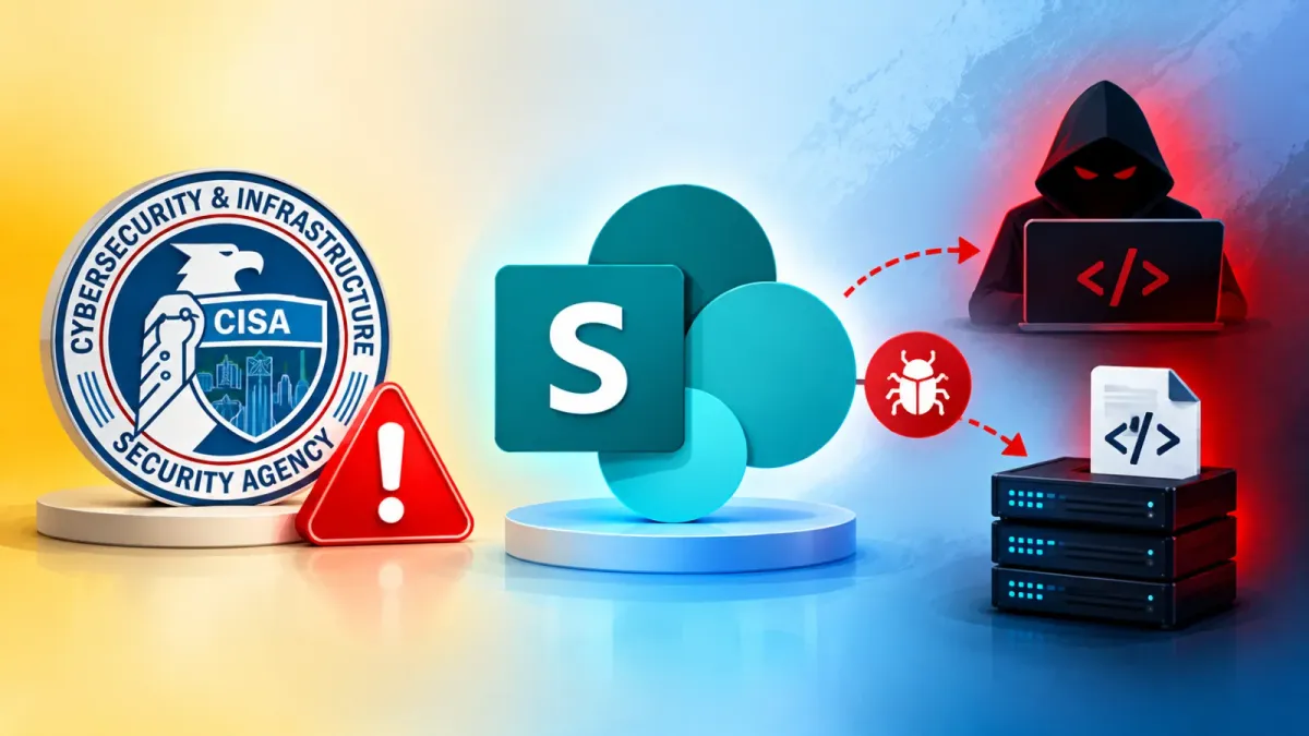 CISA предупреждава за уязвимост за инжектиране на код в Microsoft SharePoint, използвана при атаки