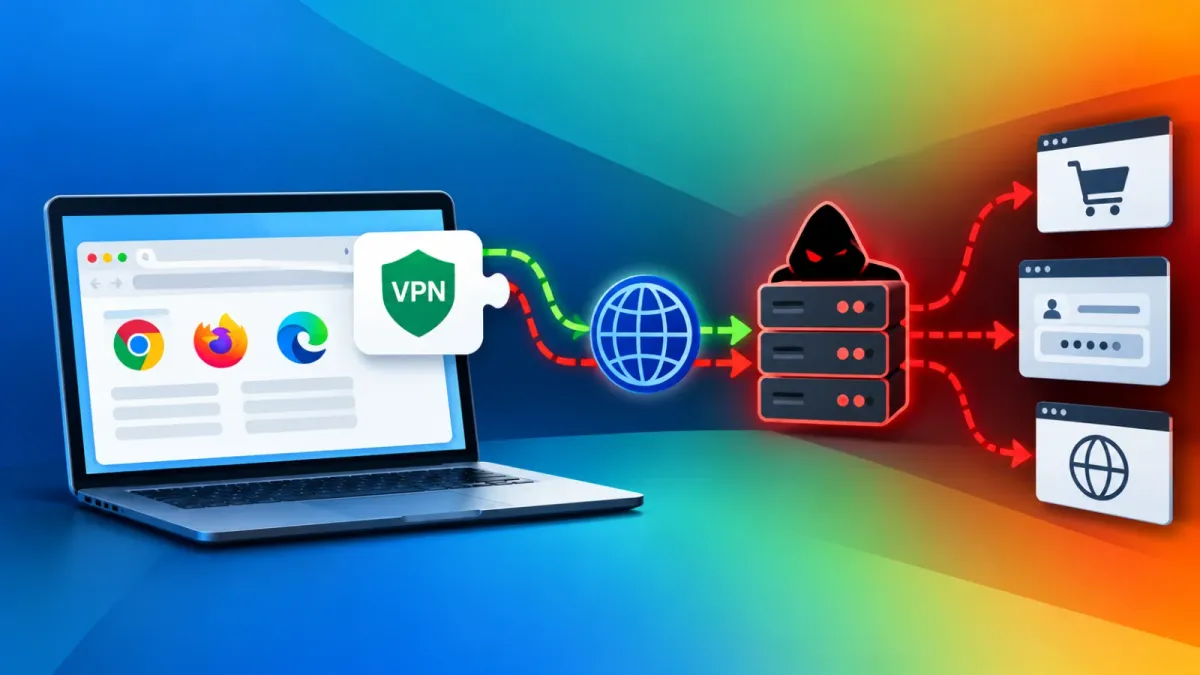Фалшиви VPN разширения прихващат браузърния трафик чрез скрити прокси сървъри