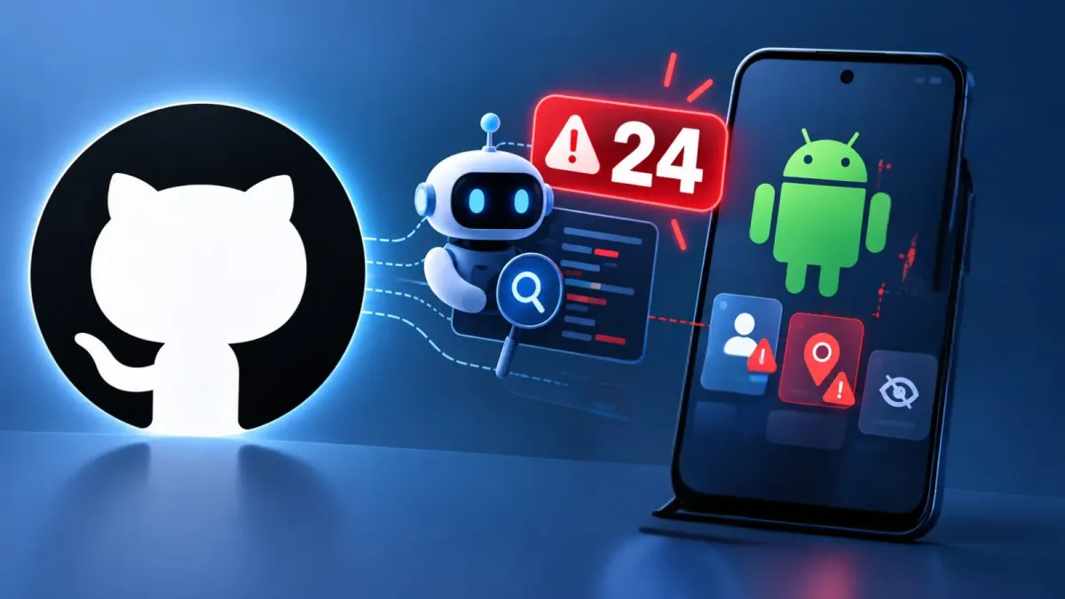 AI агент за сигурност на GitHub откри 24 уязвимости в Android, включително дефекти за превземане на профили