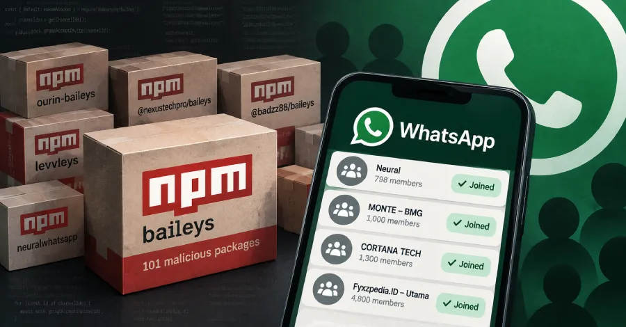 101 зловредни npm пакета добавят WhatsApp профилите на разработчиците в групи без тяхно съгласие