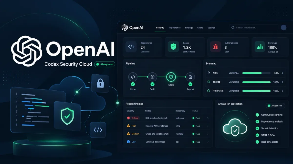 OpenAI представи Codex Security Cloud — услуга за сигурност на приложенията с непрекъснат режим на работа