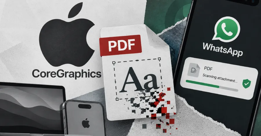 Появи се концептуален доказателен код (PoC) за уязвимост в Apple CoreGraphics, докато проверките на PDF във WhatsApp загатват за възможен вектор на заразяване