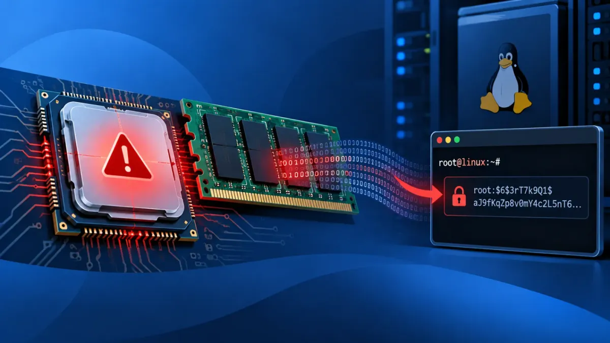 Изследователи използват нова CPU атака за извличане на хеша на root паролата в Linux от паметта