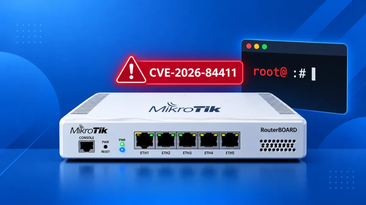 Критична уязвимост в MikroTik RouterOS позволява на неавтентифицирани атакуващи да изпълняват код като Root