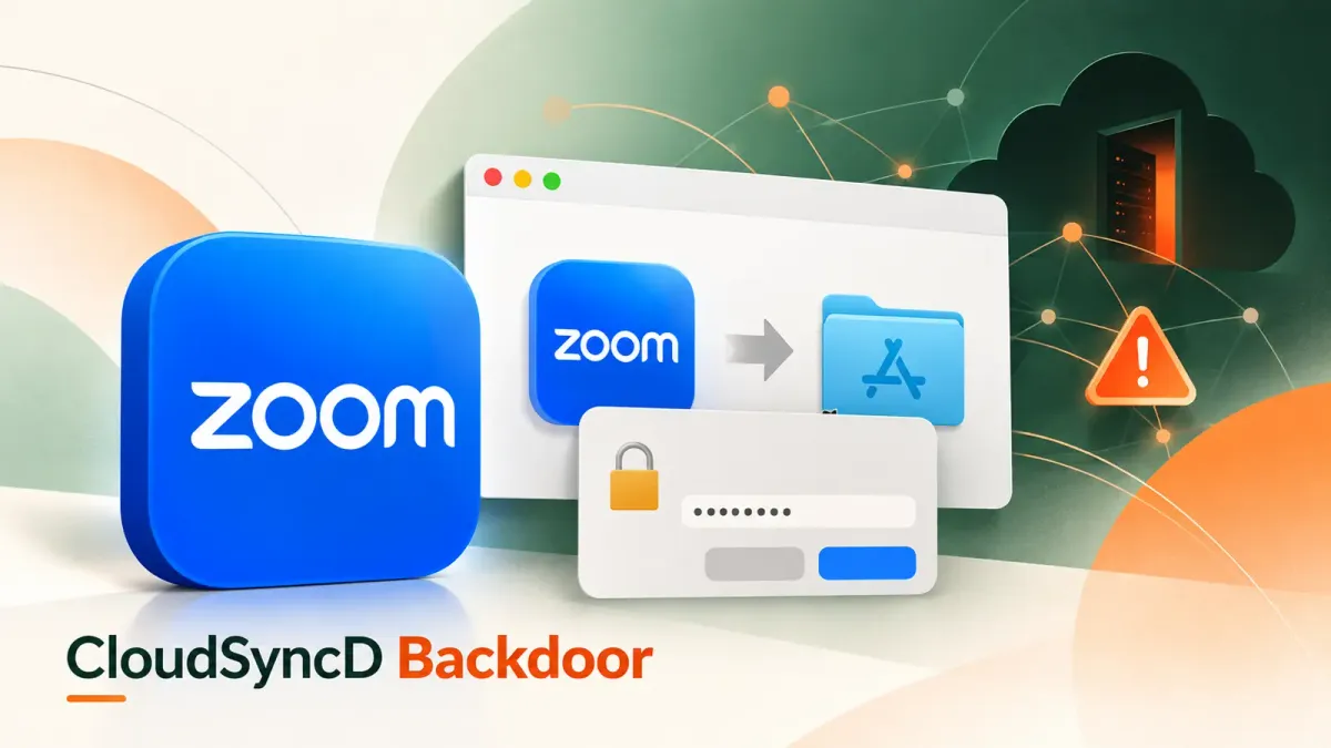 Фалшив инсталатор на Zoom подмамва потребители на Mac да инсталират новия заден вход CloudSyncD