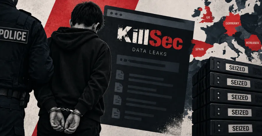 Полицията арестува 16-годишен, заподозрян в ръководенето на KillSec, и конфискува сървъри и сайта за изтичане на данни на рансъмуер групата