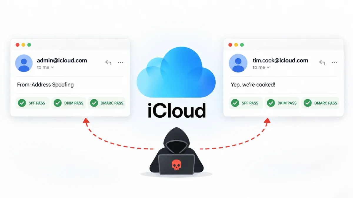 Безплатен iCloud акаунт е можел да позволи на атакуващи да фалшифицират всеки @icloud.com адрес и да преминат проверките за сигурност на имейл