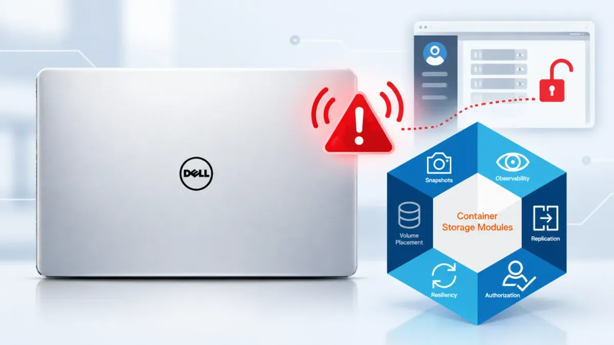 Критични уязвимости в Dell Container Storage позволяват на неавтентифицирани атакуващи да получат пълен административен контрол