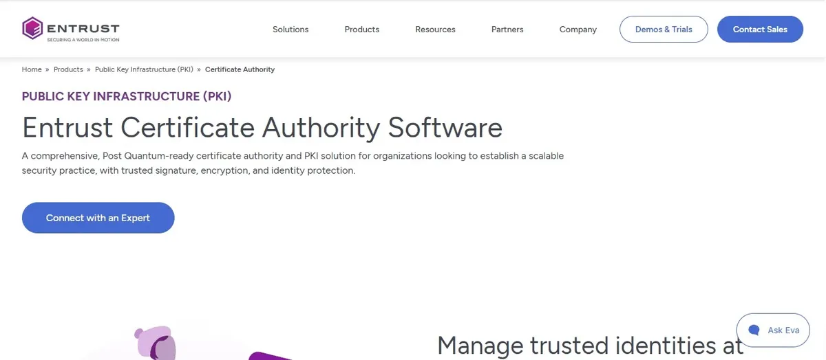 Entrust — Най-добри коренови сертификати с висока степен на надеждност