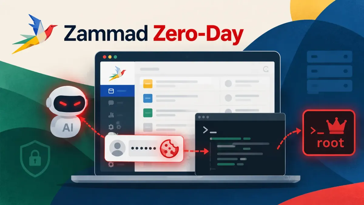 Zero-Day верига в Zammad позволява на AI агент да отвлече сесии, да изпълни код и да ескалира права до Root
