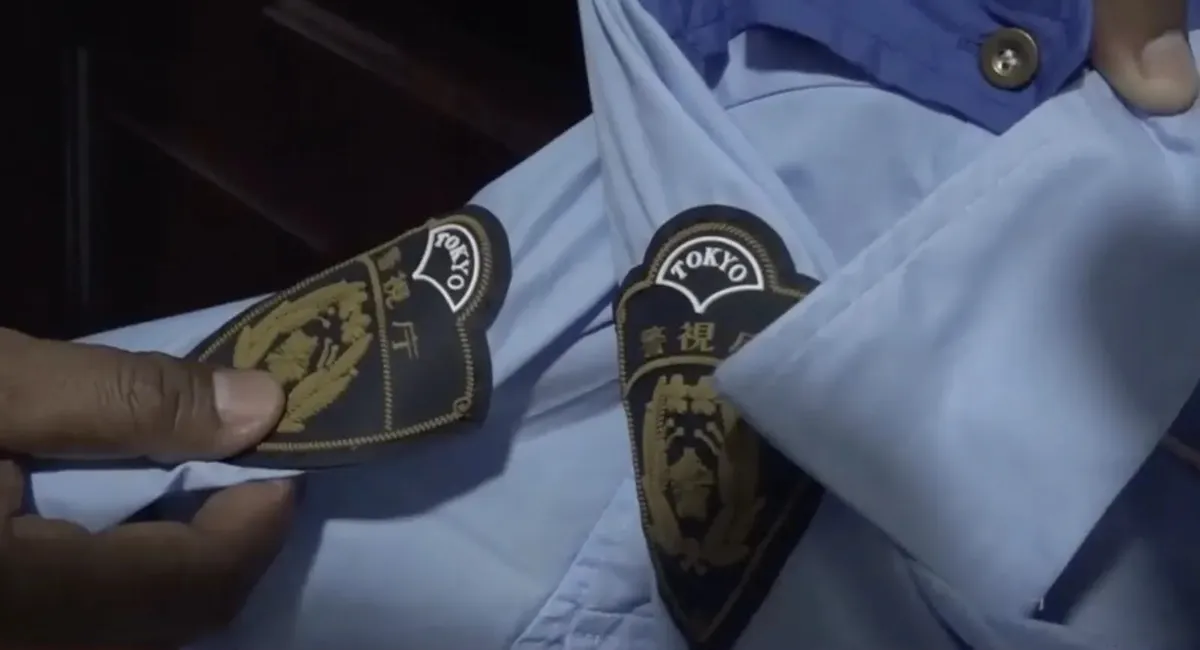 Japanese Police Uniform recovered from site (Source - MINISTRY OF CYBER AFFAIRS)