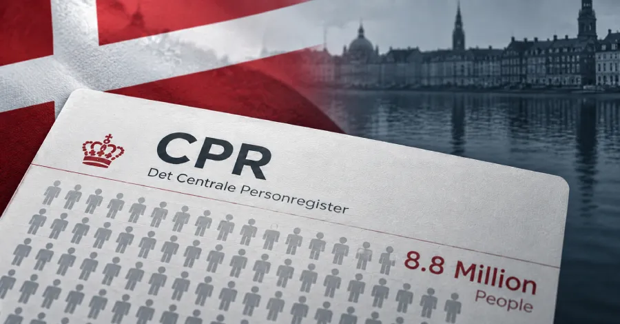 Дания съобщава, че атакуващи са получили достъп до CPR данните на 8,8 милиона души през фирмен акаунт