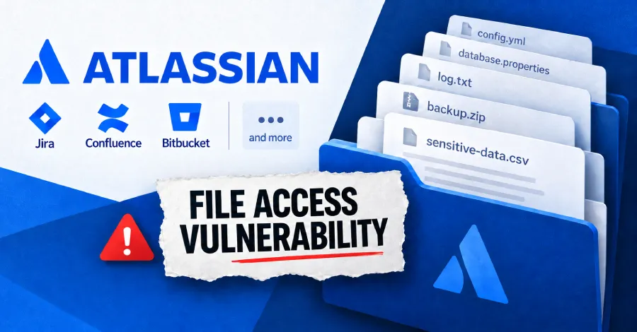 Критична уязвимост в Atlassian позволява на неавтентифицирани атакуващи да четат известни файлове в 8 продукта