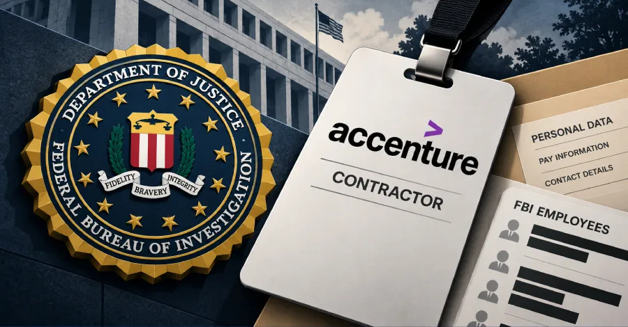 ФБР отстрани изпълнител от Accenture, след като пропускането на корекция за сигурност доведе до пробив от ShinyHunters