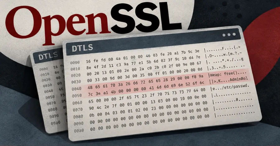 OpenSSL коригира сериозна уязвимост в DTLS, която може да източи нешифрована памет от динамичния масив