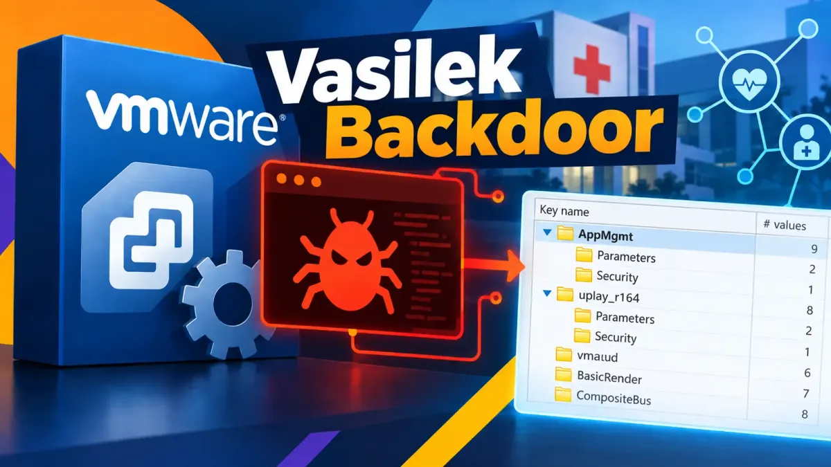 Хакери крият задна врата Vasilek във VMware Tools, за да атакуват медицински организации