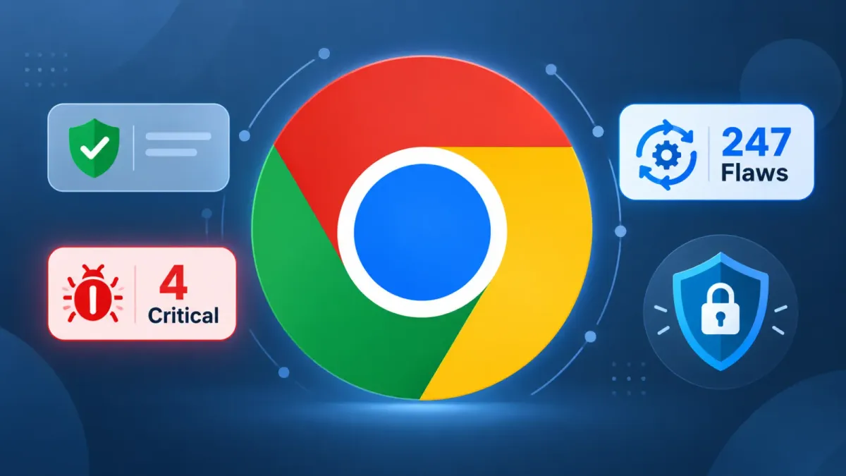 Обновяване на Google Chrome коригира 247 уязвимости, включително 4 дефекта за изпълнение на код