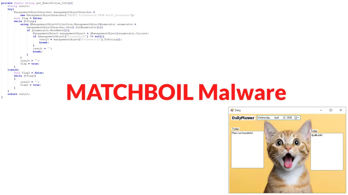 Зловредният софтуер MATCHBOIL използва C2 сървъри, скрити зад Cloudflare, за доставяне на backdoor зловреден код