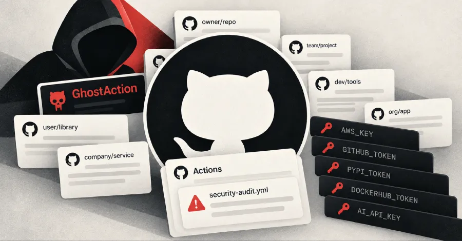 GhostAction компрометира около 1900 GitHub профила и взима на прицел над 30 000 хранилища