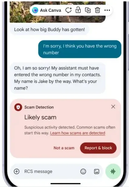 многослойни защити в Google Messages (Източник: google)