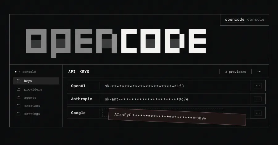 Пробив в OpenCode Console може да е компрометирал API ключове за OpenAI, Anthropic и Google