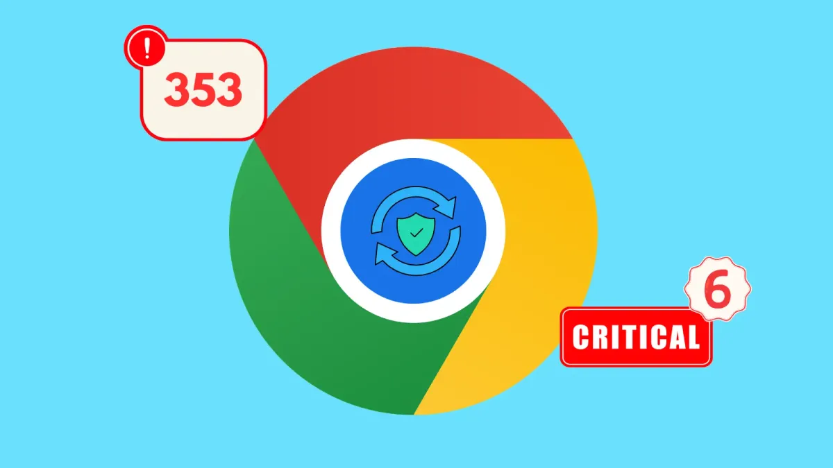 Google пусна мащабно обновяване за сигурност на Chrome, отстраняващо 353 уязвимости, включително 6 критични