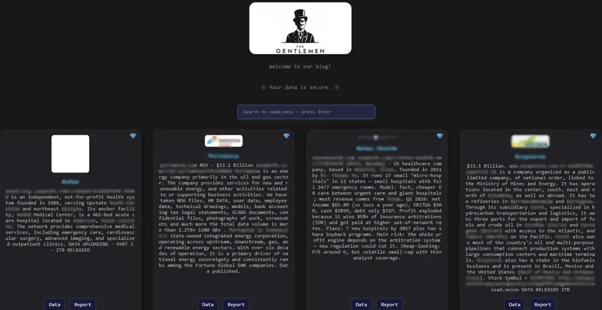 Сайт за изтичане на данни (Източник - Acronis)
