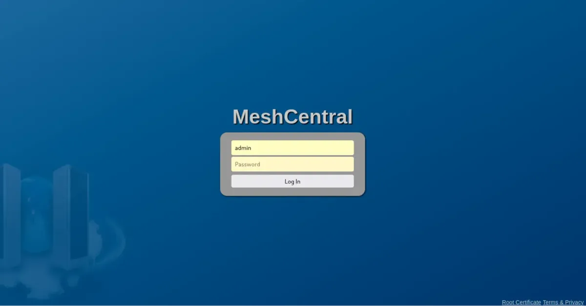 Страница за вход в MeshCentral на k0t на адрес mesh[.]buttruyen[.]com (Източник – Group-IB)