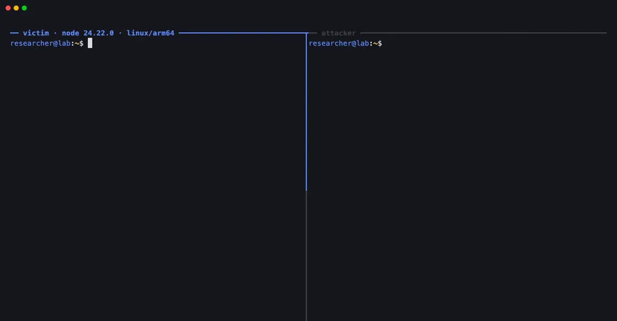 Изследователи демонстрират експлойт за отдалечено изпълнение на код Node2Shell в официална компилация на Node.js чрез манипулирани Brotli данни