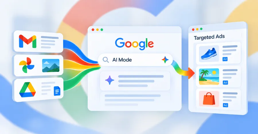 Google предупреждава: Данните от Gmail и Photos, споделени с AI Search, могат да се използват за таргетирани реклами