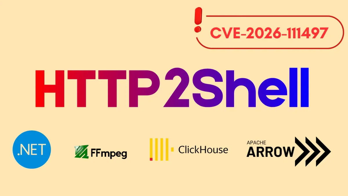 Уязвимостта HTTP2Shell надхвърля рамките на HTTP, засягайки .NET, FFmpeg, ClickHouse и Apache Arrow