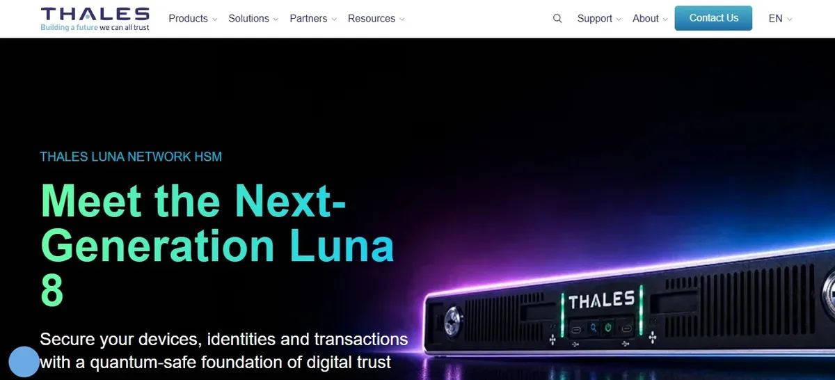 Thales (Luna) – най-добър HSM с общо предназначение