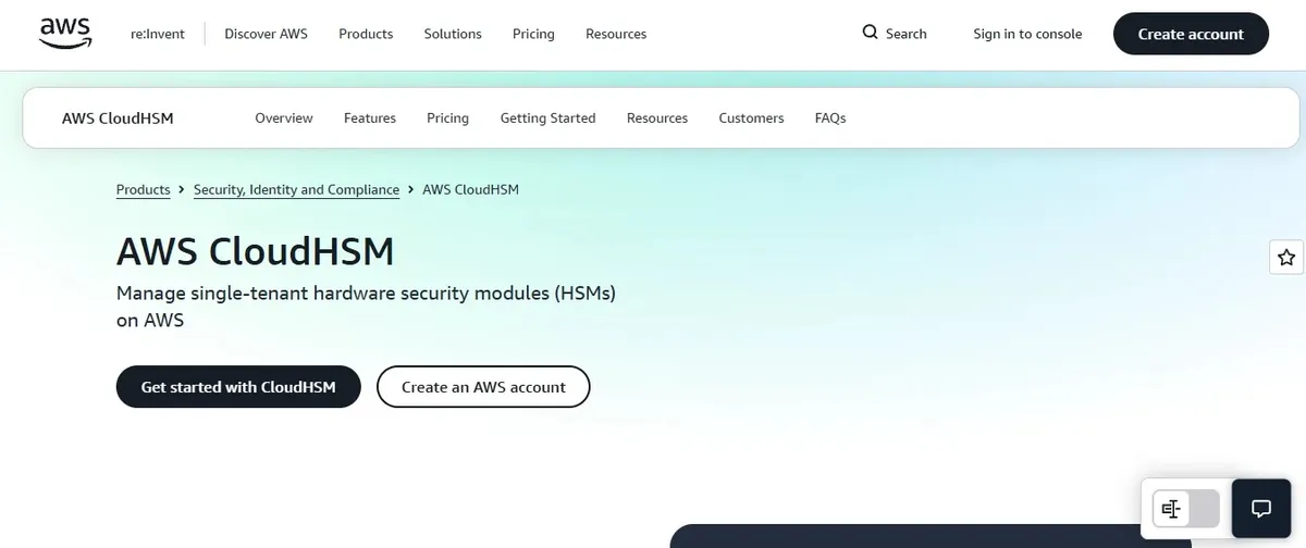 AWS CloudHSM – най-добър облачно-нативен HSM