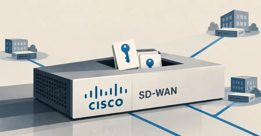 Хакери се възползваха от уязвимост в Cisco SD-WAN, за да инсталират зловреден софтуер за кражба на криптографски ключове