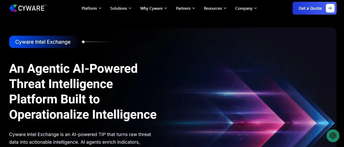 Cyware — Най-добър за споделяне на разузнавателна информация и колективна защита