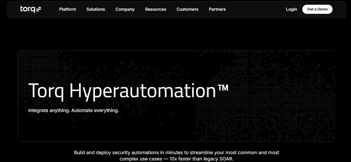 Torq — най-добрата агентна AI платформа за автоматизация