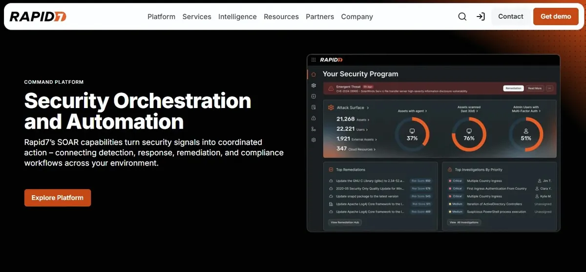 Rapid7 InsightConnect — най-добрата вградена автоматизация за средния пазар